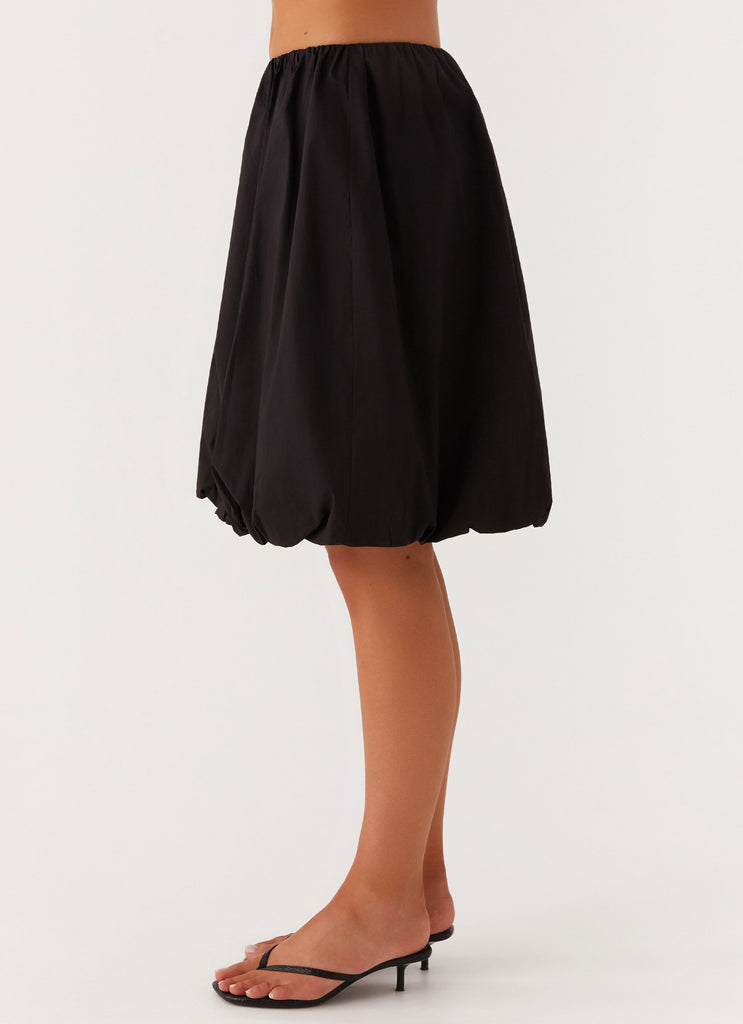 Peppermayo Peppermayo Exclusive - Make Way Bubble Midi Skirt - Black