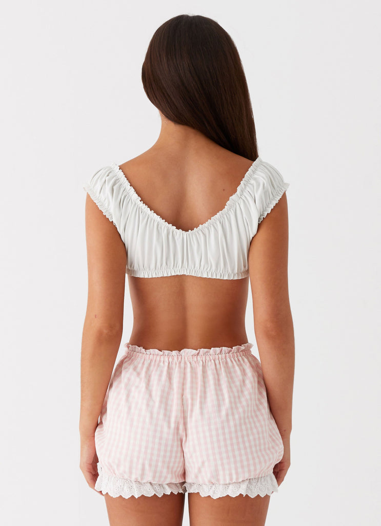 Peppermayo Peppermayo Exclusive - Marcella Crop Top - White