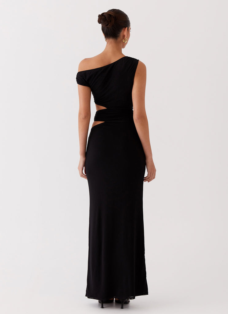 Peppermayo Peppermayo Exclusive - Margot One Shoulder Maxi Dress - Black
