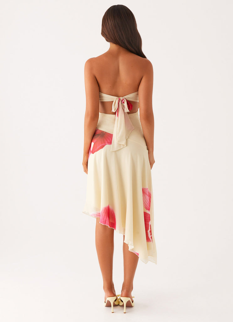 Peppermayo Peppermayo Exclusive - Mariposa Midi Dress - Orchid Yellow