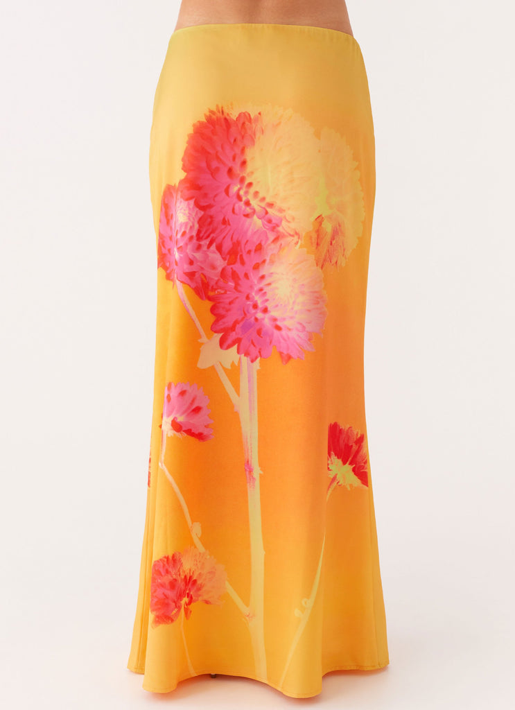 Peppermayo Peppermayo Exclusive - Marrakesh Maxi Skirt - Orange Floral