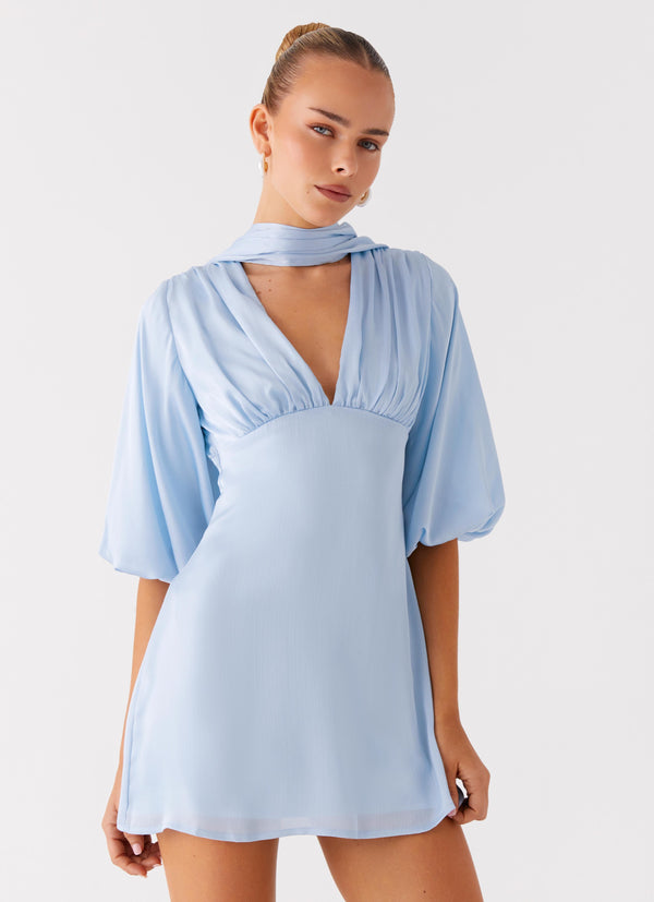 peppermayo Peppermayo Exclusive - Mary Mini Dress - Blue