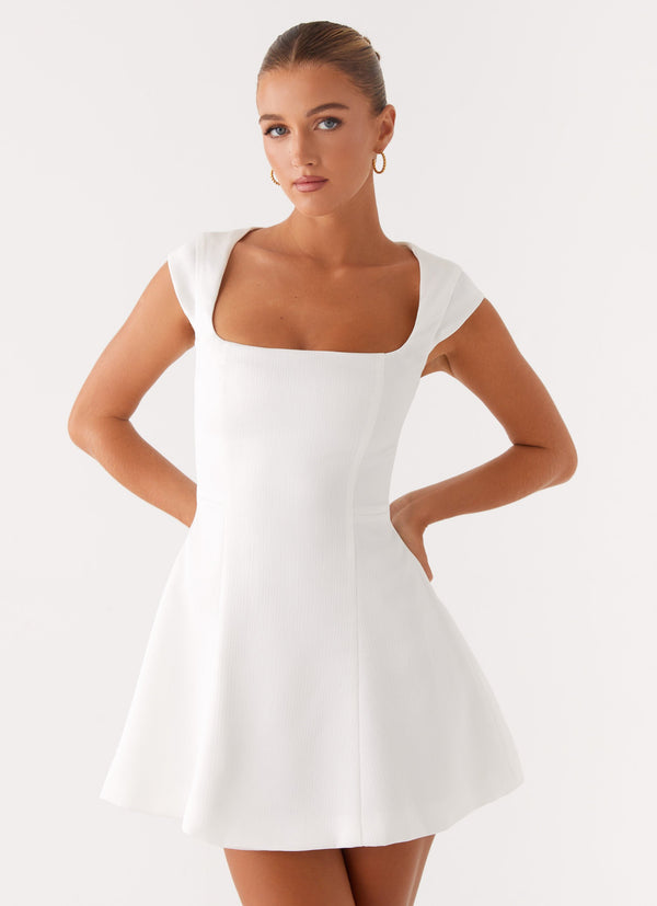 peppermayo Peppermayo Exclusive - Maryjane Mini Dress - White