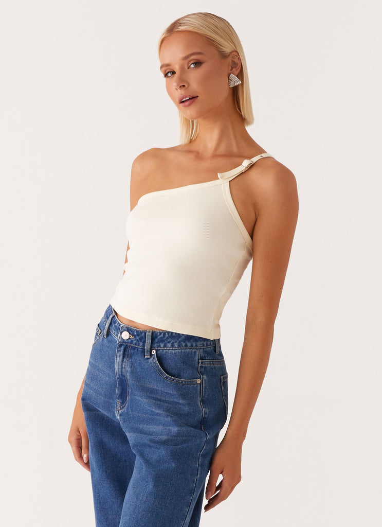 Peppermayo Peppermayo Exclusive - Mataya Buckle Top - Lemon
