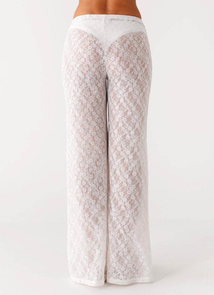 Peppermayo Peppermayo Exclusive - Matcha Lace Pants - White