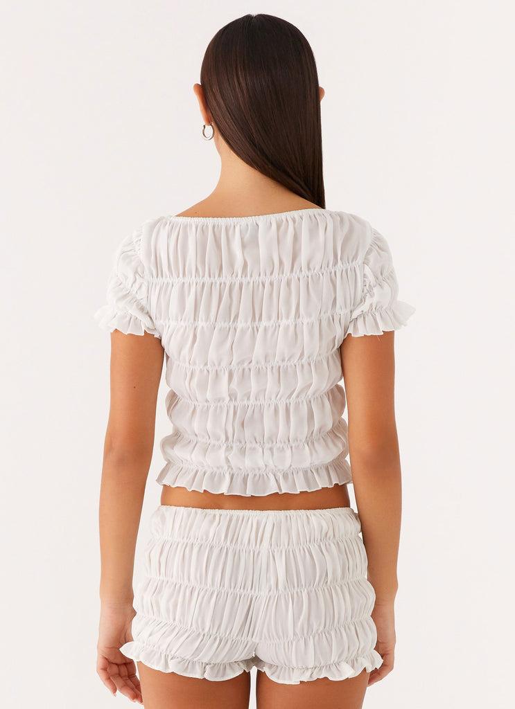 Peppermayo Peppermayo Exclusive - Mateo Ruched Top - White