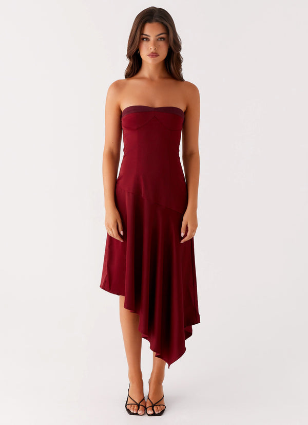peppermayo Peppermayo Exclusive - Matisse Midi Dress - Red
