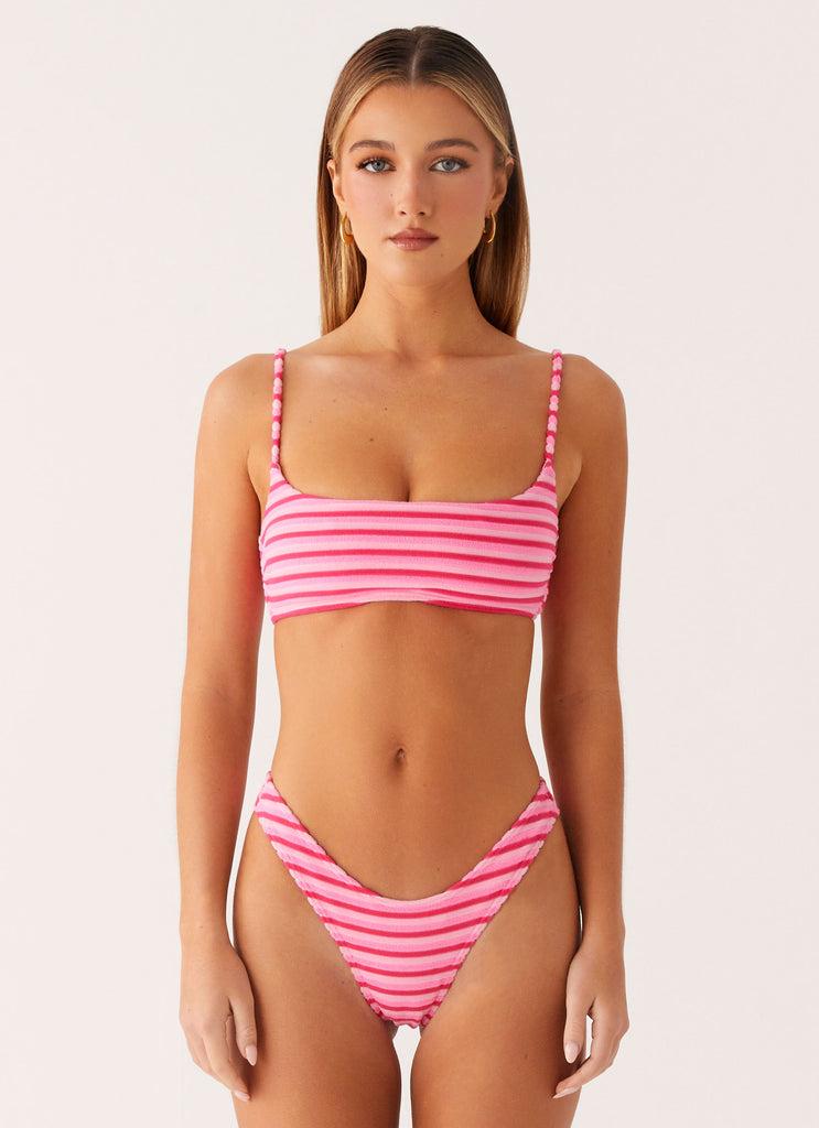 Peppermayo Peppermayo Exclusive - Mauritius Bikini Top - Pink Stripe