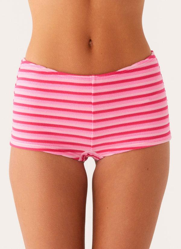 peppermayo Peppermayo Exclusive - Mauritius Swim Short - Pink Stripe