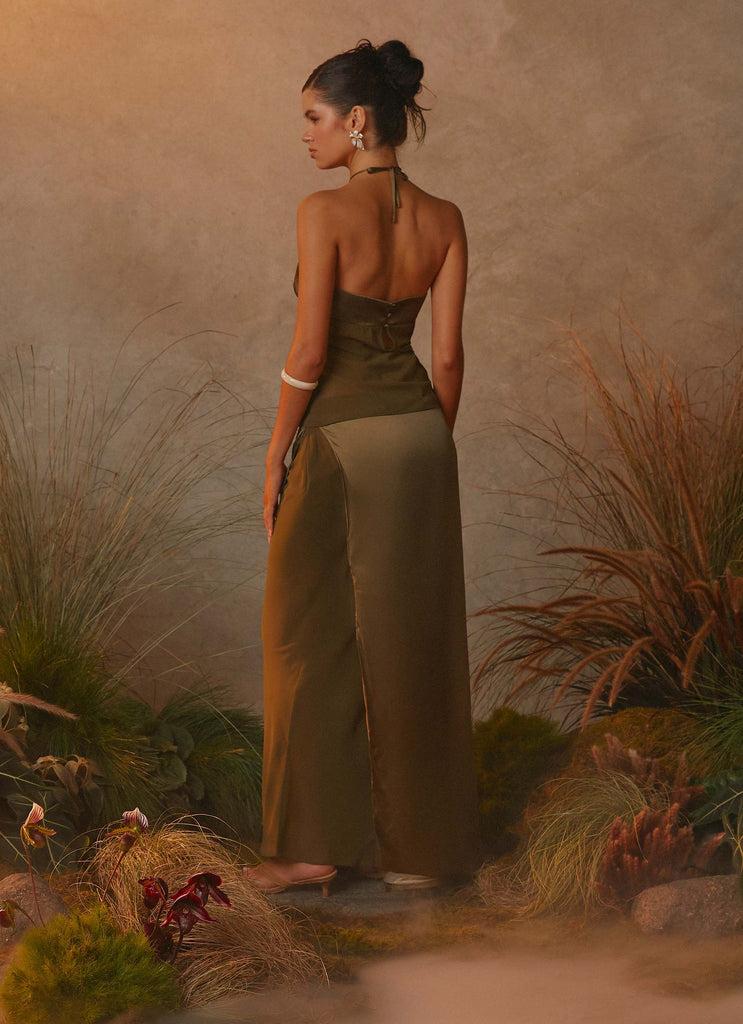 Peppermayo Peppermayo Exclusive - Mavie Maxi Skirt - Khaki
