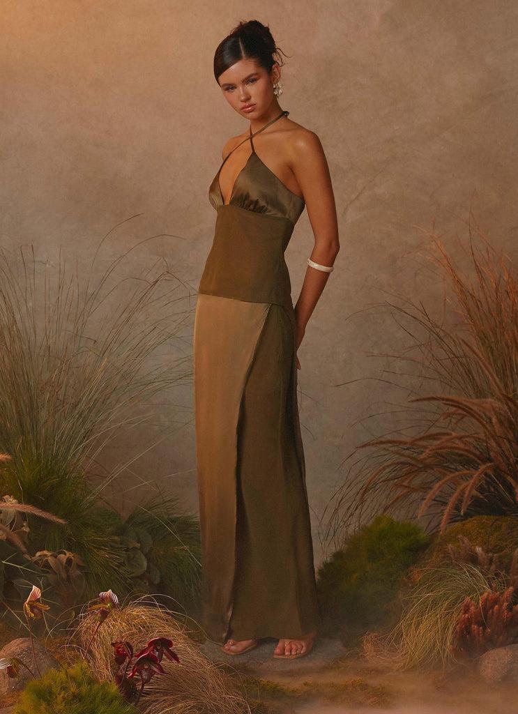 Peppermayo Peppermayo Exclusive - Mavie Maxi Skirt - Khaki