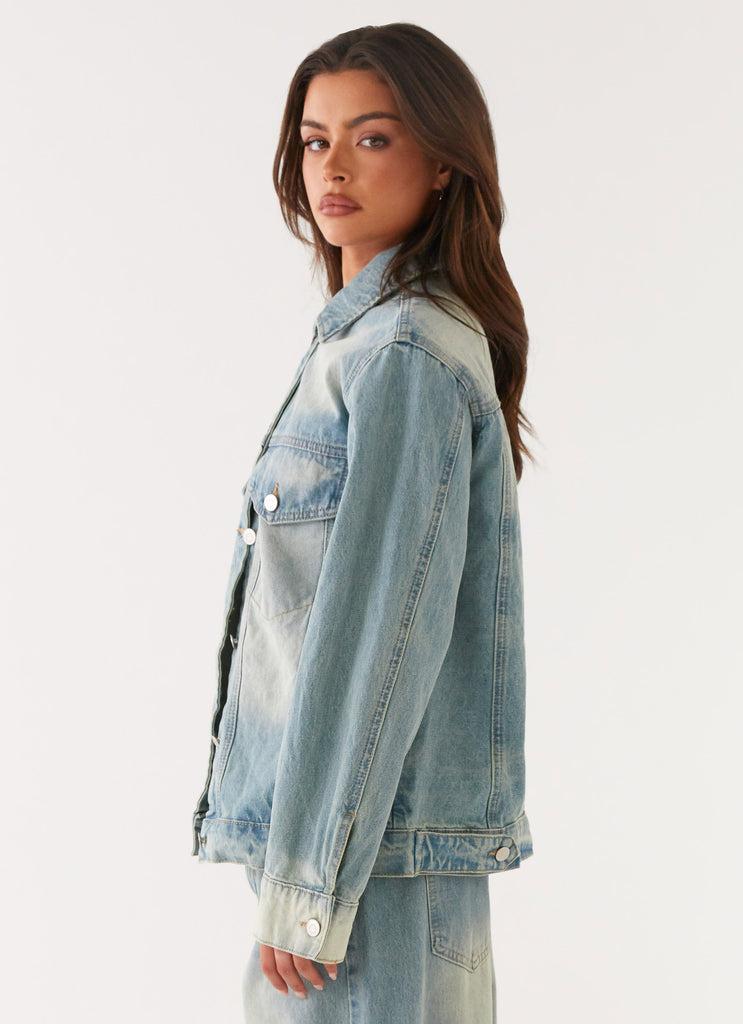 Peppermayo Peppermayo Exclusive - Maxwell Denim Jacket - Washed Blue