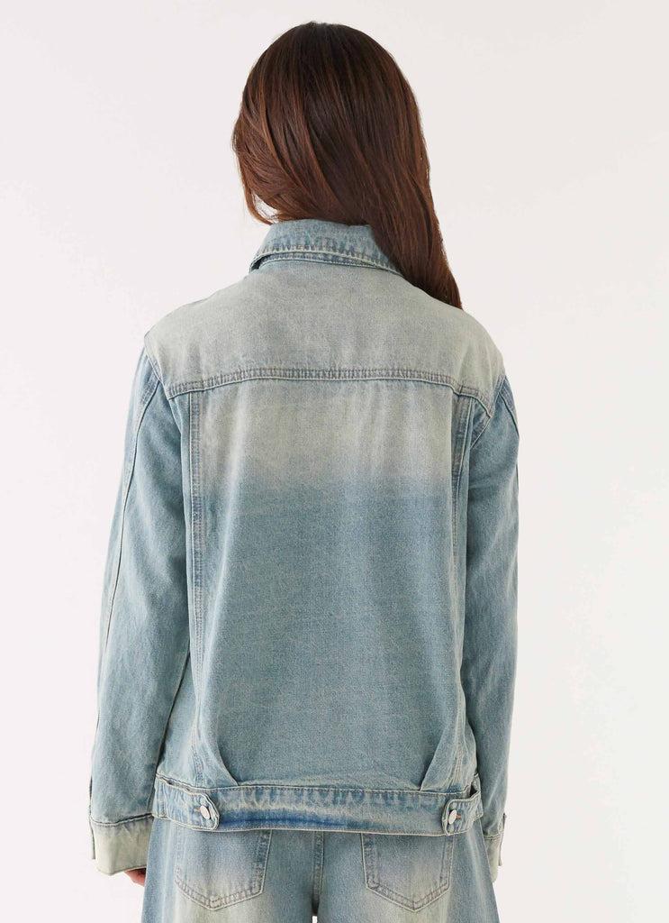 Peppermayo Peppermayo Exclusive - Maxwell Denim Jacket - Washed Blue
