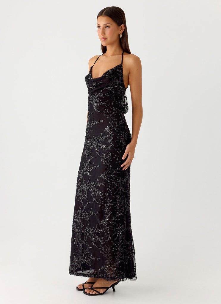 Peppermayo Peppermayo Exclusive - Mayim Sequin Maxi Dress - Black