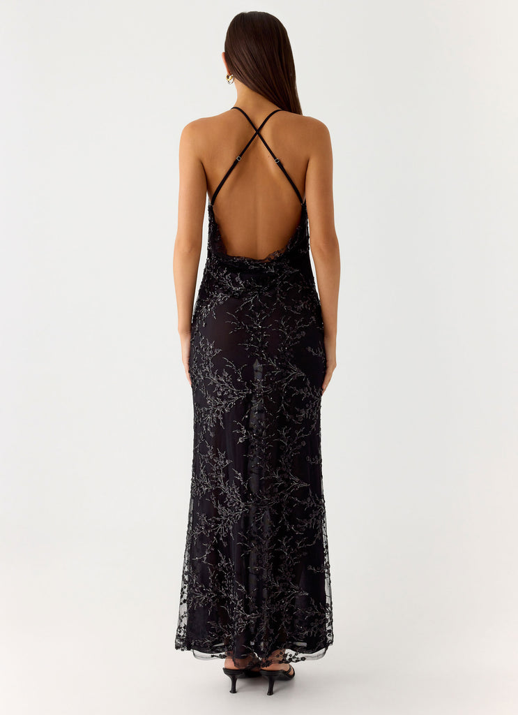 Peppermayo Peppermayo Exclusive - Mayim Sequin Maxi Dress - Black