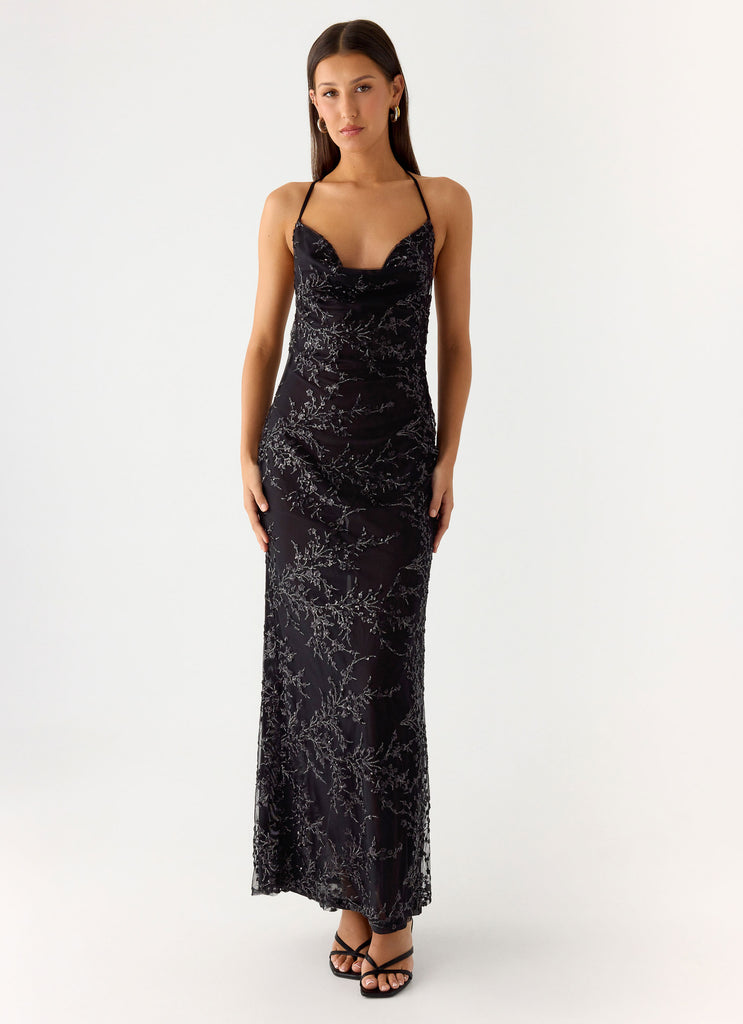 Peppermayo Peppermayo Exclusive - Mayim Sequin Maxi Dress - Black