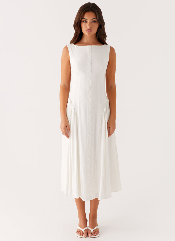 Peppermayo Peppermayo Exclusive - Maylah Midi Dress - White