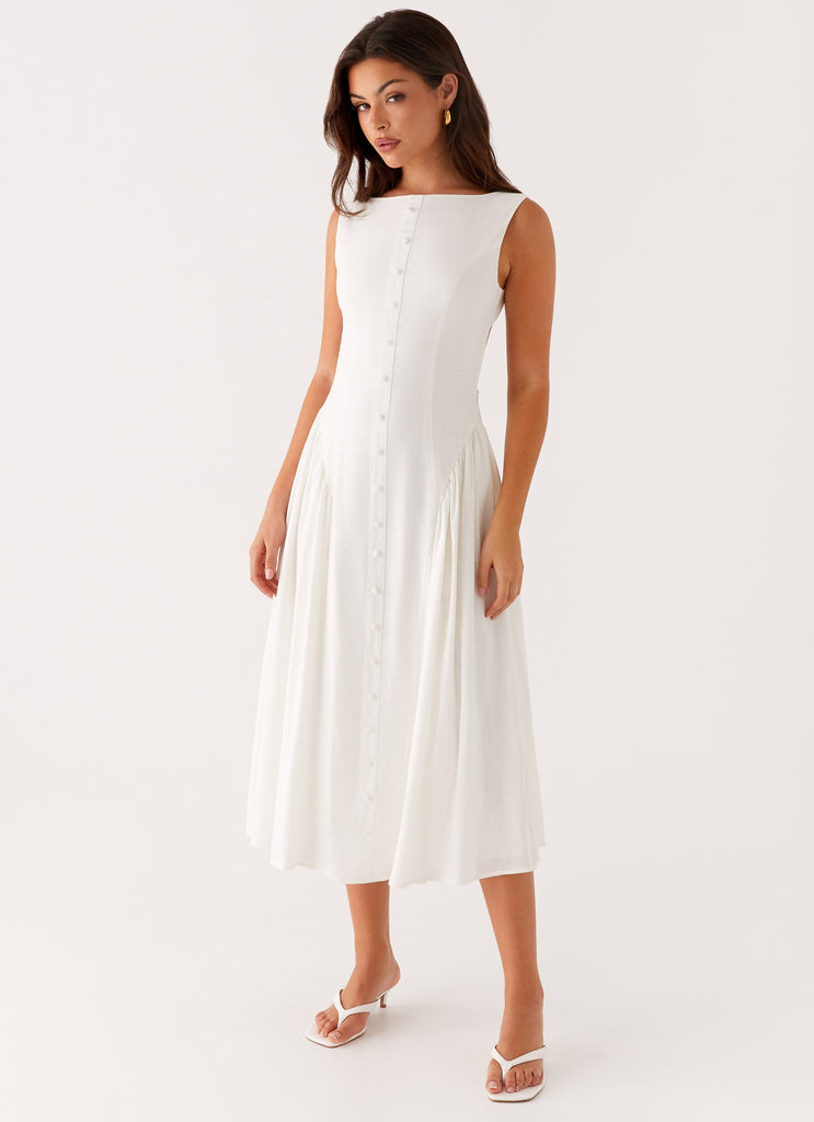 Peppermayo Peppermayo Exclusive - Maylah Midi Dress - White