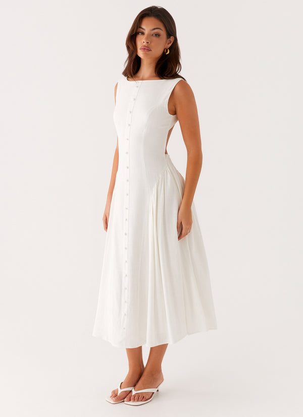 peppermayo Peppermayo Exclusive - Maylah Midi Dress - White