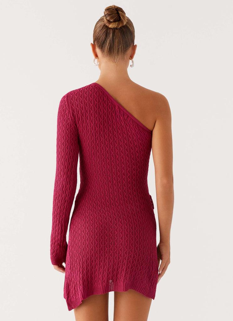 Peppermayo Peppermayo Exclusive - Medda Knit Mini Dress - Hot Pink