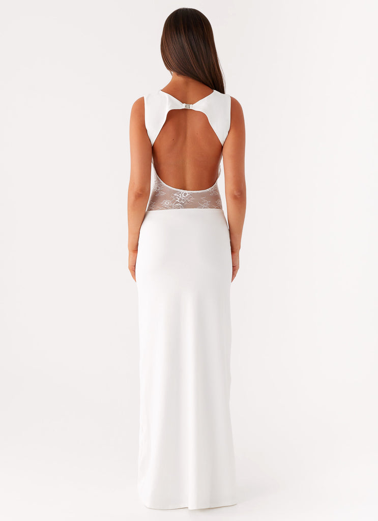 Peppermayo Peppermayo Exclusive - Medina Lace Maxi Dress - White