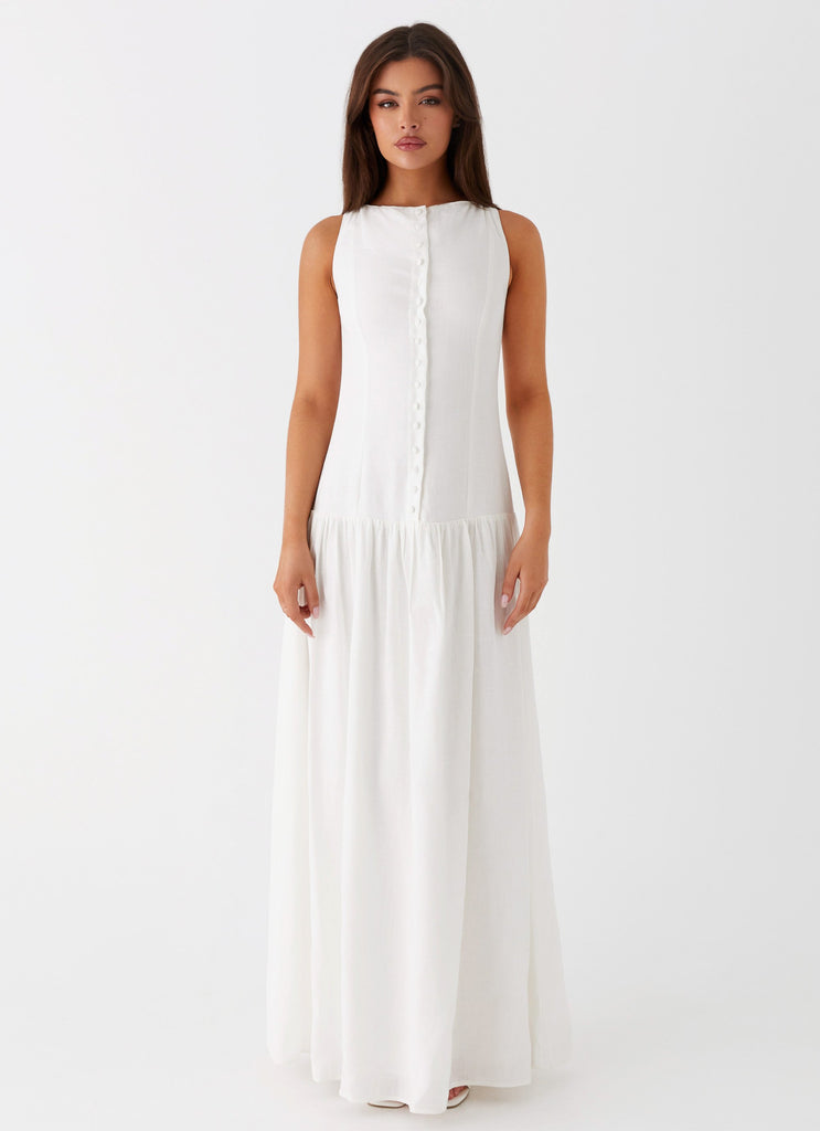Peppermayo Peppermayo Exclusive - Meggie Linen Maxi Dress - White
