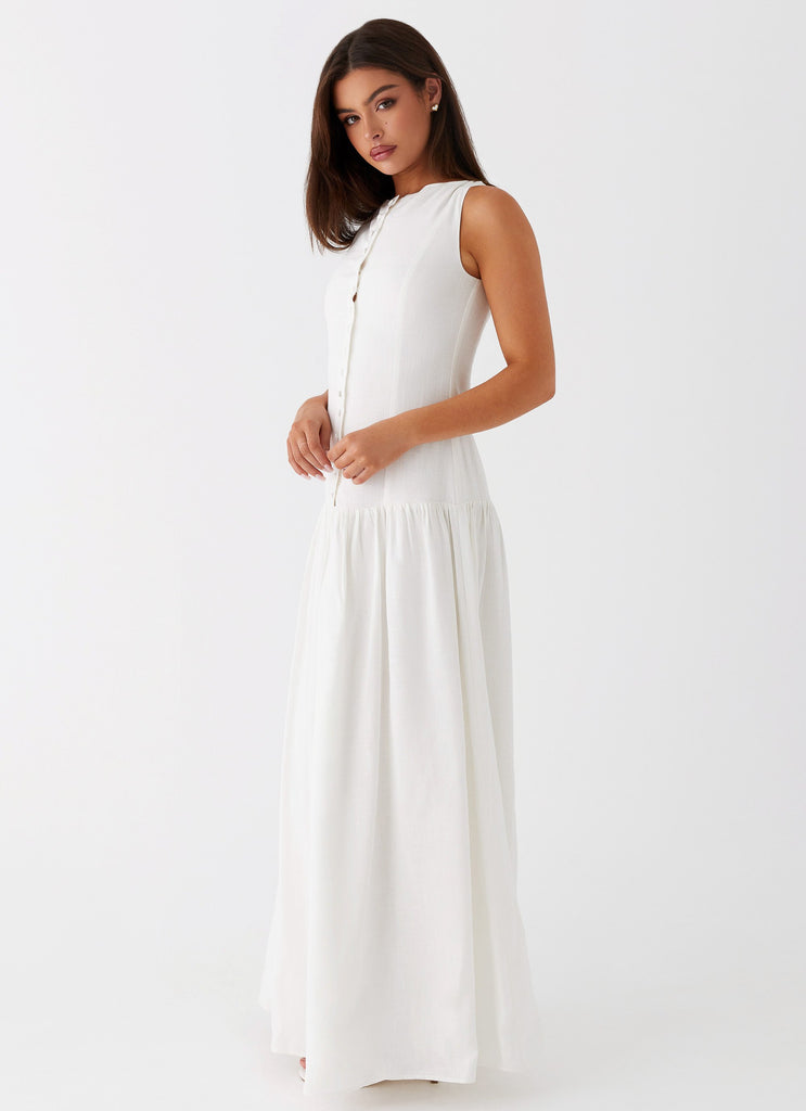 Peppermayo Peppermayo Exclusive - Meggie Linen Maxi Dress - White