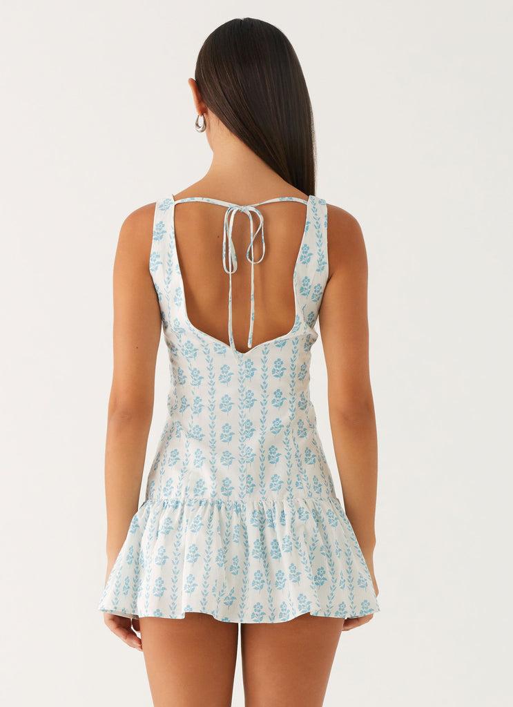 Peppermayo Peppermayo Exclusive - Meggie Linen Mini Dress - Sweet Daydream Print