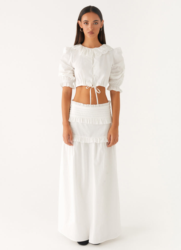 Peppermayo Peppermayo Exclusive - Melania Blouse - White