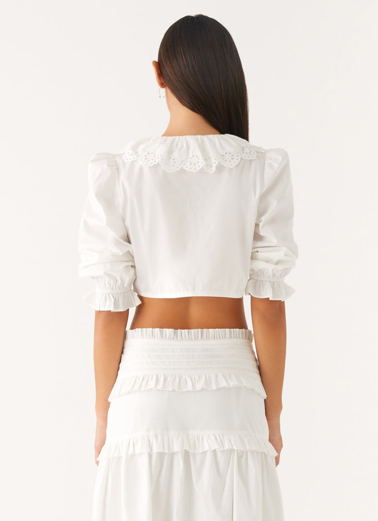 Peppermayo Peppermayo Exclusive - Melania Blouse - White