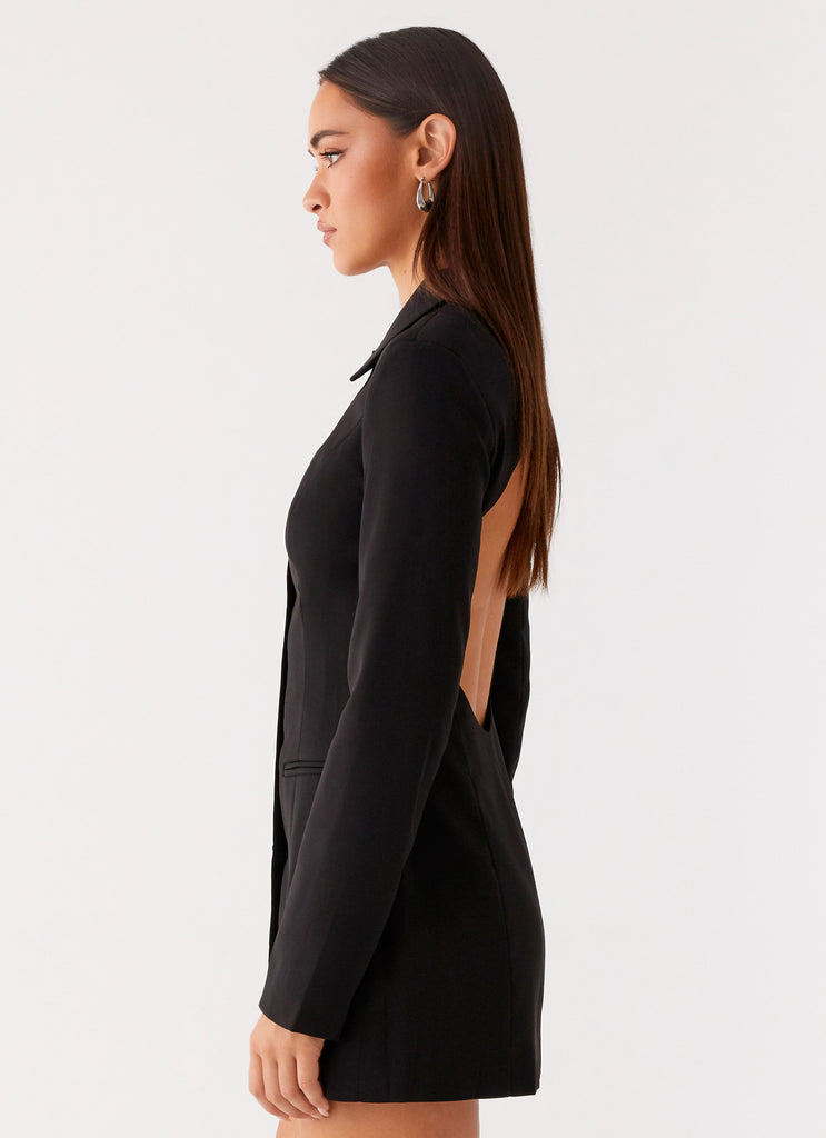 Peppermayo Peppermayo Exclusive - Memphis Blazer Mini Dress - Black