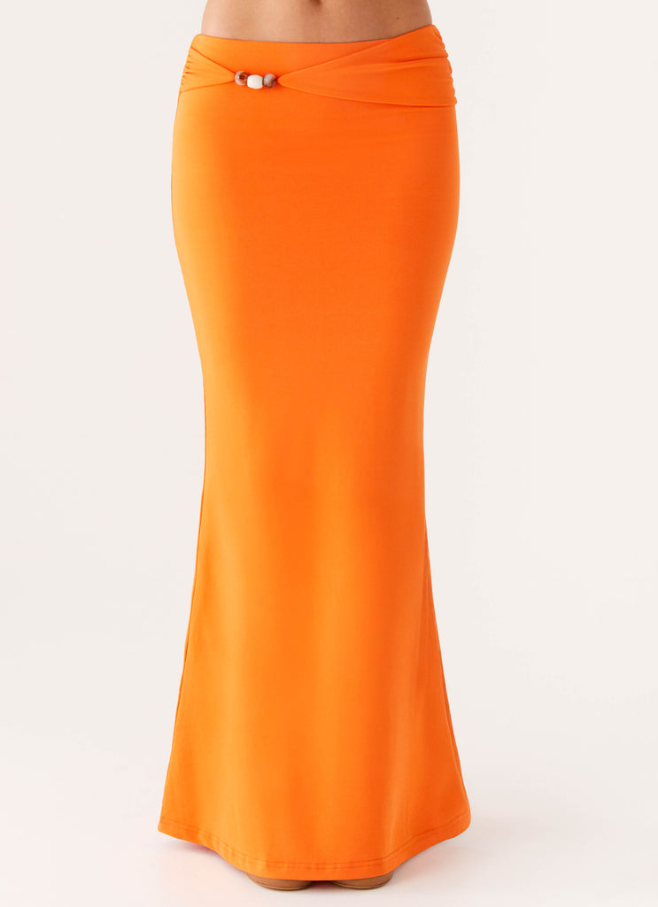 Peppermayo Peppermayo Exclusive - Mention Maxi Skirt - Orange