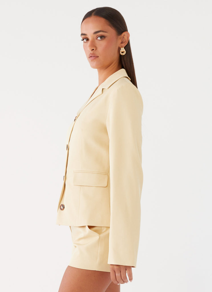 Peppermayo Peppermayo Exclusive - Mercury Fitted Jacket - Butter