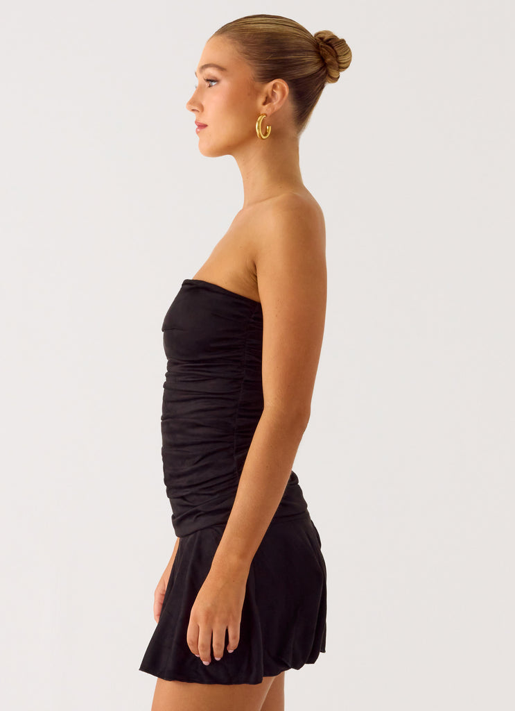 Peppermayo Peppermayo Exclusive - Meridella Strapless Mini Dress - Black