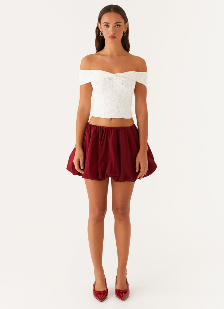 Peppermayo Peppermayo Exclusive - Meryll Twist Top - White