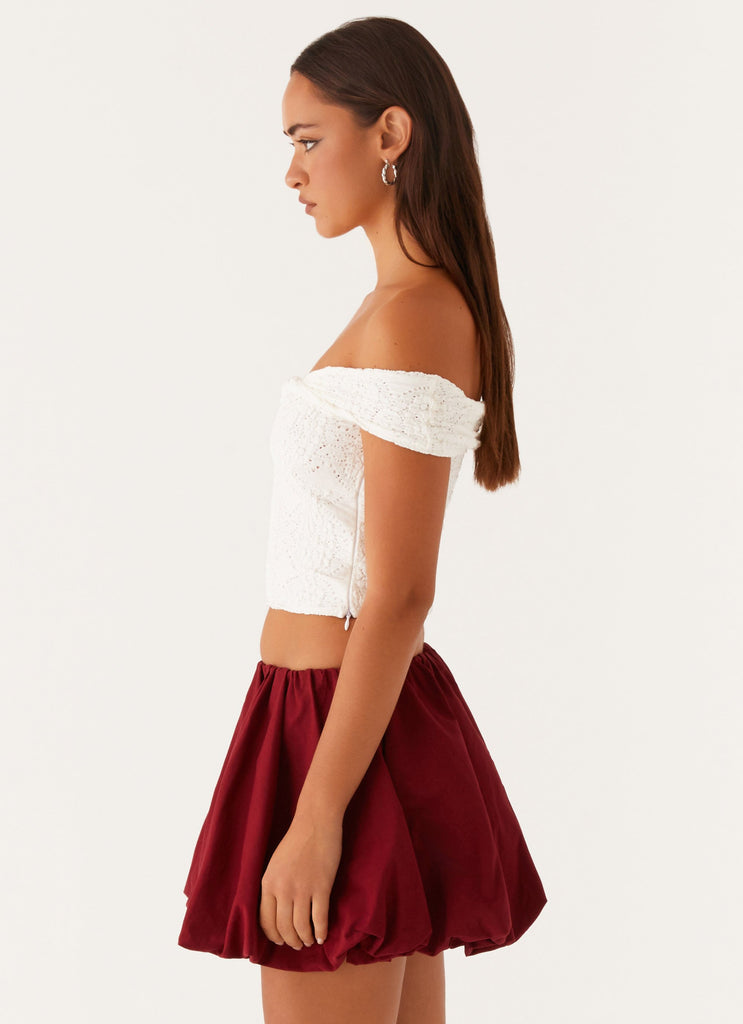 Peppermayo Peppermayo Exclusive - Meryll Twist Top - White