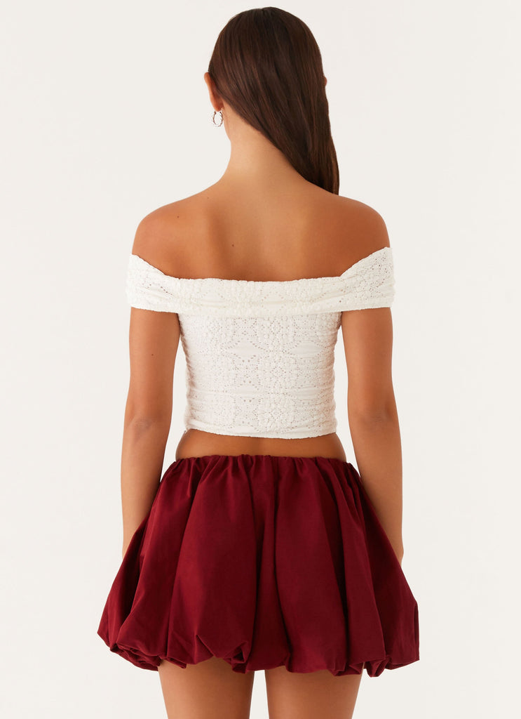 Peppermayo Peppermayo Exclusive - Meryll Twist Top - White