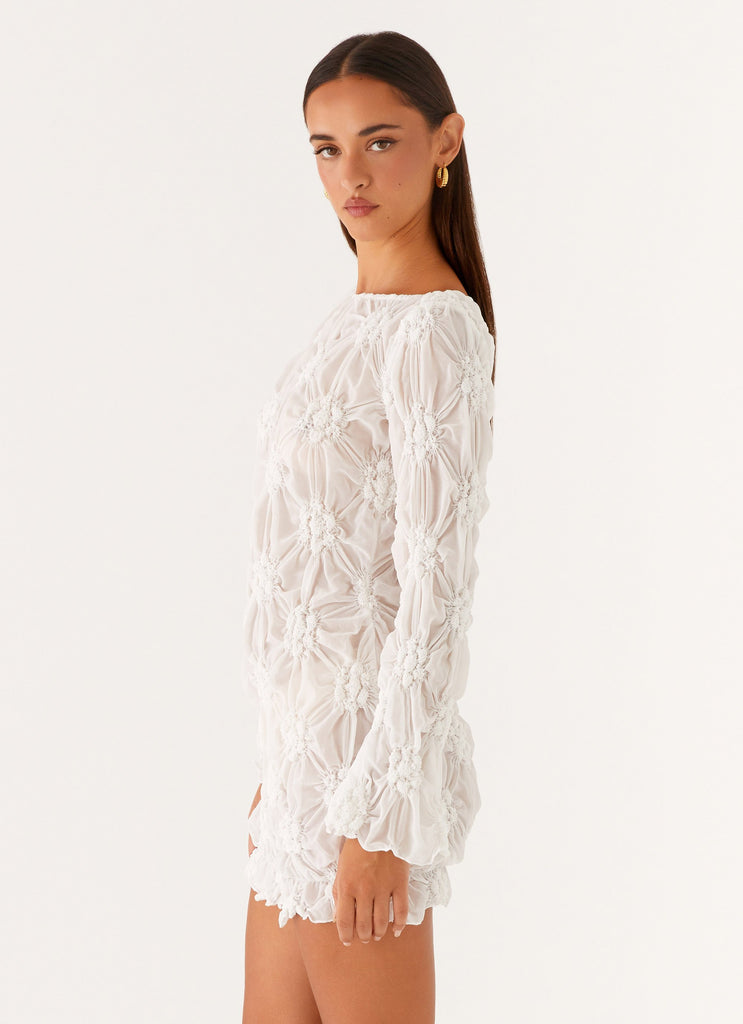 Peppermayo Peppermayo Exclusive - Mia Long Sleeve Dress - Ivory