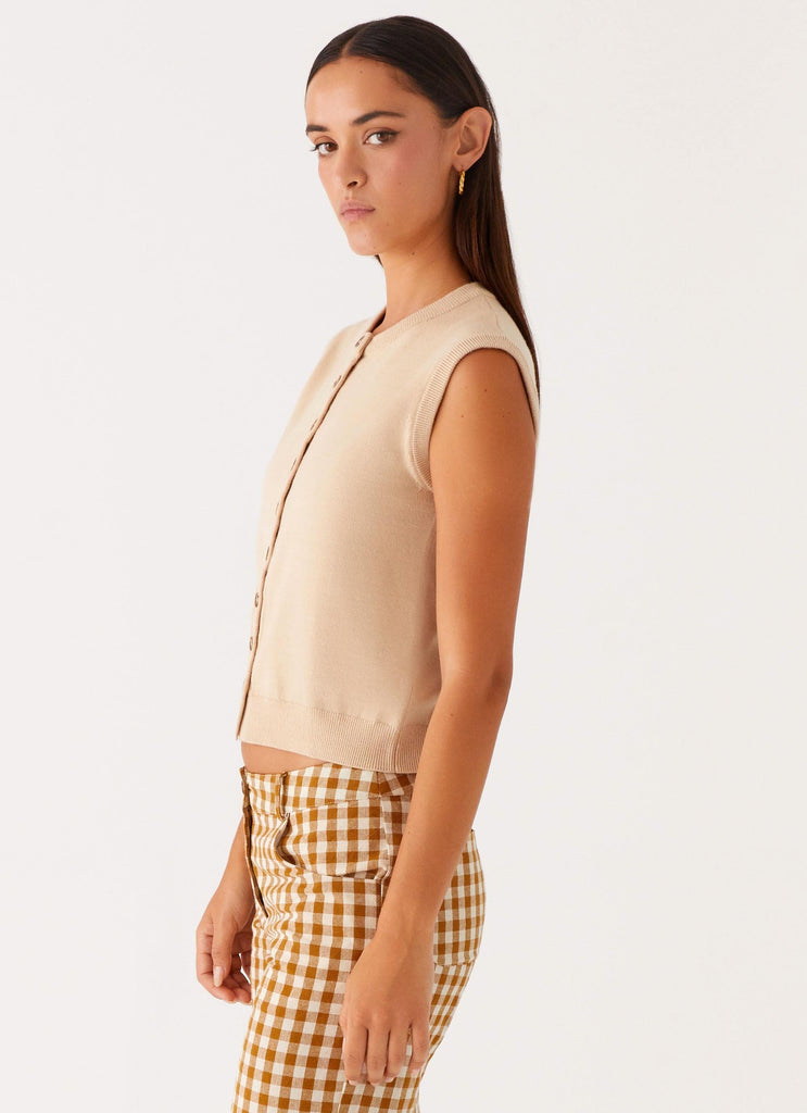 Peppermayo Peppermayo Exclusive - Mickey Knit Vest - Cream