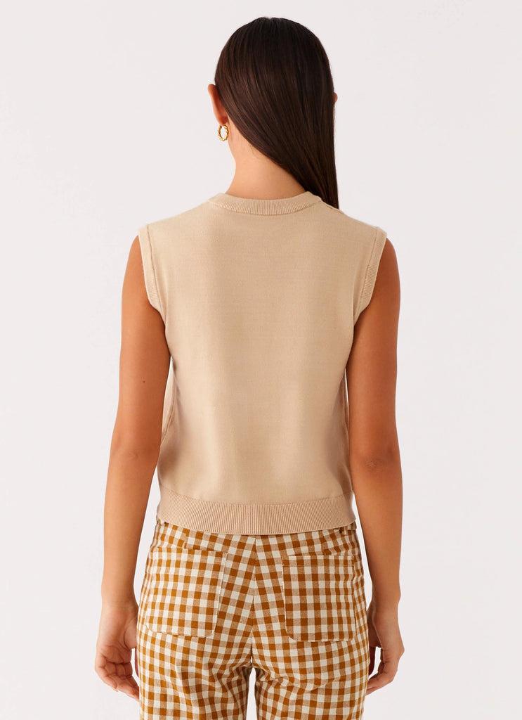 Peppermayo Peppermayo Exclusive - Mickey Knit Vest - Cream