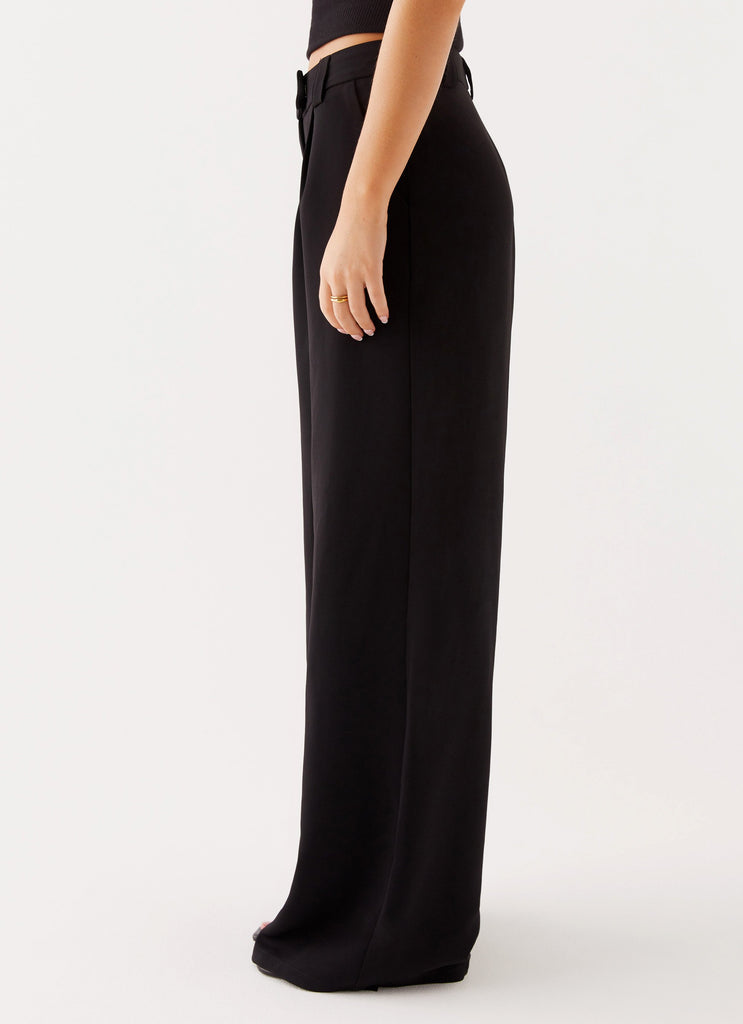 Peppermayo Peppermayo Exclusive - Midnight City Suit Pants - Black