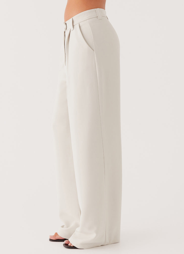 Peppermayo Peppermayo Exclusive - Midnight City Suit Pants - Pebble