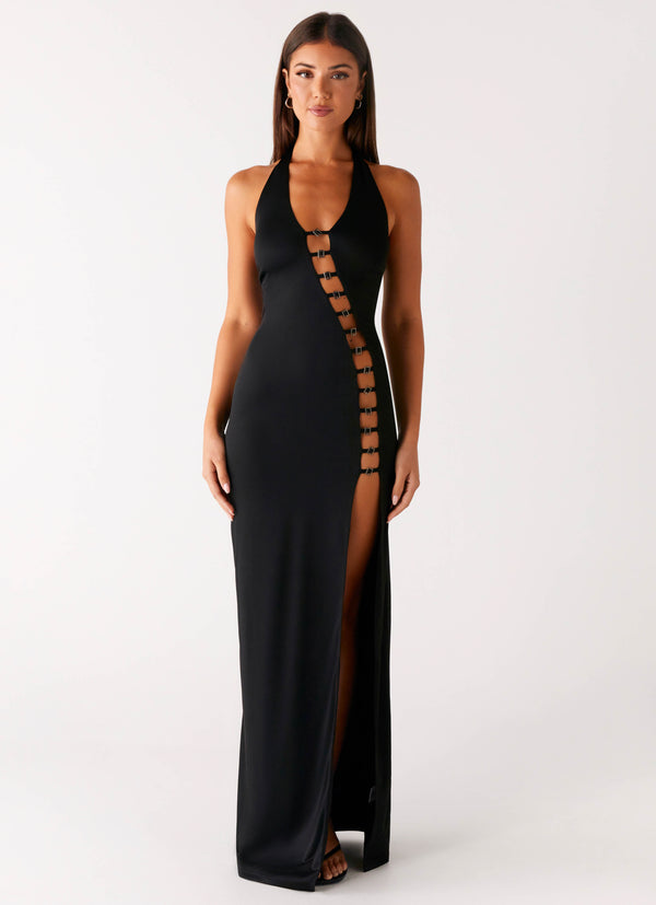 peppermayo Peppermayo Exclusive - Midnight Dreams Maxi Dress - Black