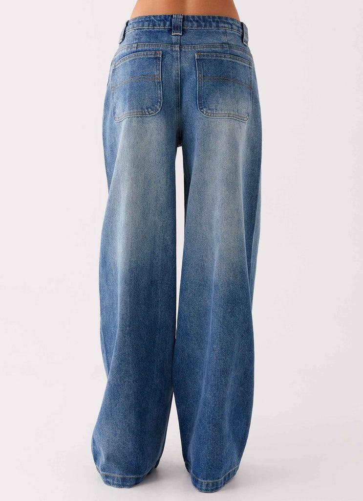 Peppermayo Peppermayo Exclusive - Midwest Low Rise Jeans - Powder Wash Blue