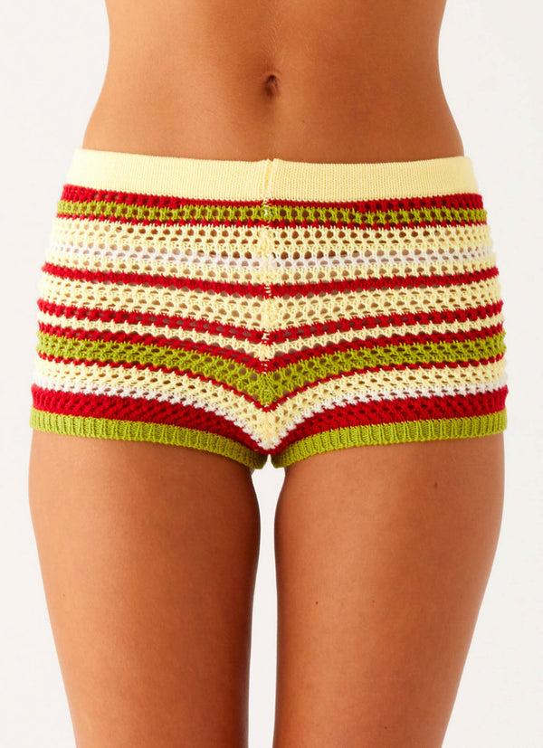 peppermayo Peppermayo Exclusive - Miffy Mini Shorts - Yellow Multi