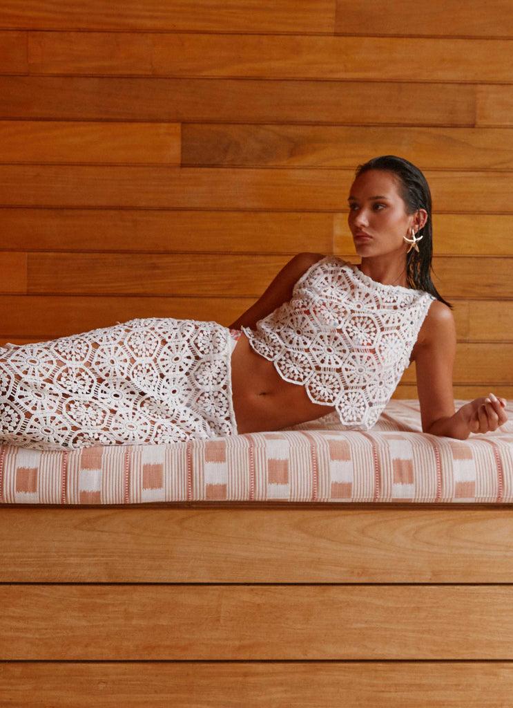 Peppermayo Peppermayo Exclusive - Mika Crochet Top - White