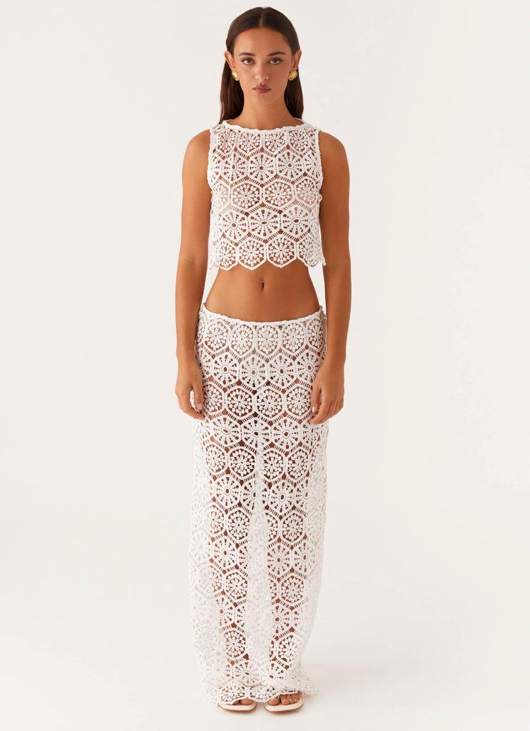 Peppermayo Peppermayo Exclusive - Mika Crochet Top - White