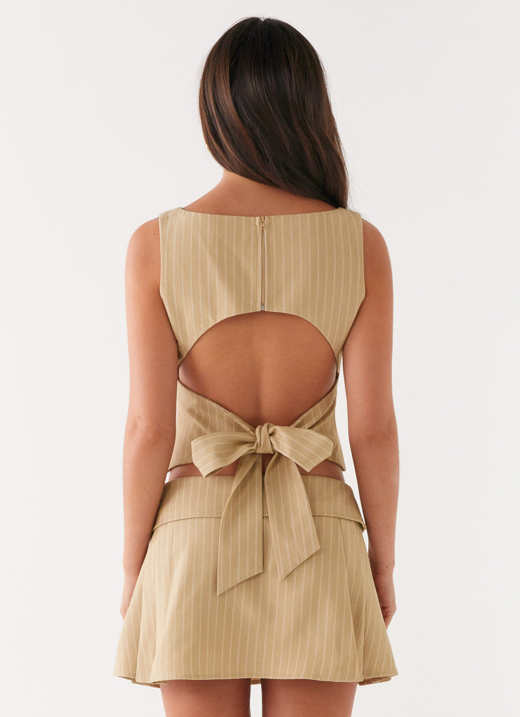 Peppermayo Peppermayo Exclusive - Miki Top - Beige Stripe