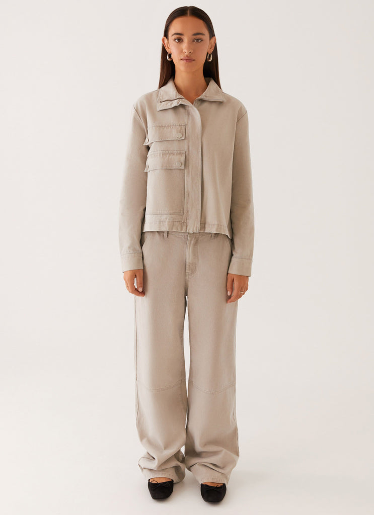 Peppermayo Peppermayo Exclusive - Milani Balloon Denim Jeans - Grey