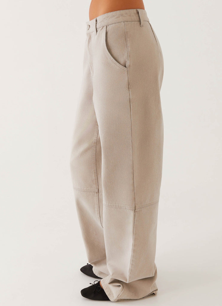 Peppermayo Peppermayo Exclusive - Milani Balloon Denim Jeans - Grey